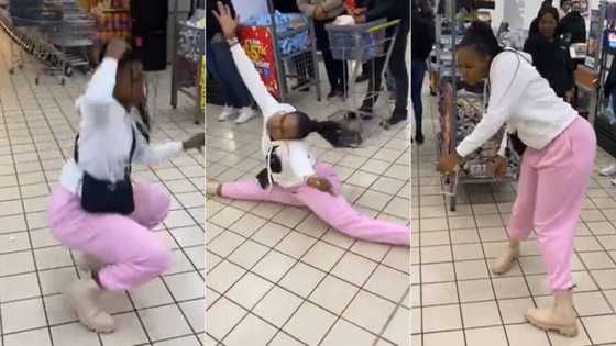Shoprite becomes groove spot after lady breaks it down in grocery store, Mzansi and shoppers left with many questions