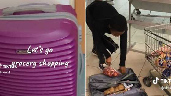 TikTok video of Walter Sisulu University student using suitcase for Pick 'N Pay shopping blows people’s minds