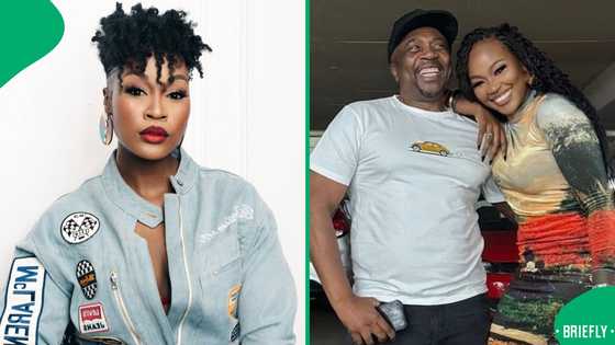 Lamiez Holworthy explains relationship with her father Sello Chicco Twala