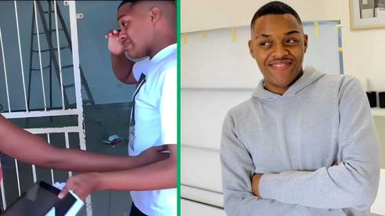23-year-old surprises parents with own business, Mzansi tear up: "Well done King"
