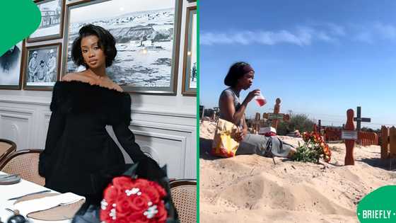 "Love and light": Woman enjoys lunch at her dad's graveside to celebrate his birthday, SA moved