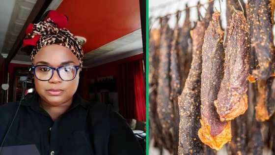Woman complains about biltong price, had to add almost R6 for paper pack, Mzansi dumbfound