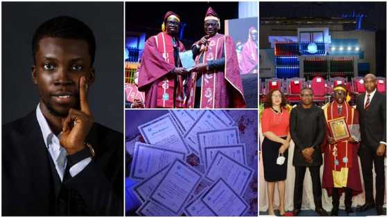 Young man who emerged UNILAG's overall best student gets 15 prizes, speaks up as more reactions pour in