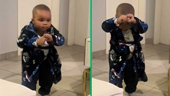 Little boy does Zulu dance for family in TikTok video, indlamu delights SA in TikTok video