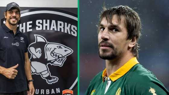 Fans impressed as Eben Etzebeth shows off acting skills in 'Binnelanders' in hilarious TikTok video