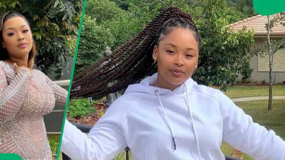 Cyan Boujee shows off her perfect hourglass figure in Durban, SA impressed: "She looks gorgeous"