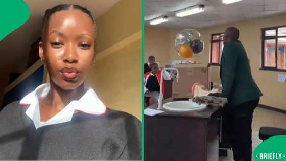 Adams College pupils moved Mzansi after surprising their beloved teacher with a heartfelt gift in class