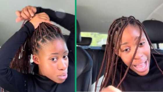 TikTok video shows woman crying after getting braids, SA feels sorry for angry stunner