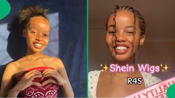 "It was a great deal": Young woman's R45 Shein wig leaves Mzansi curious