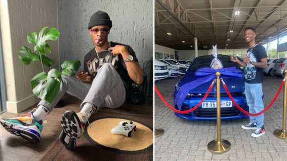 Mzansi man beams as God blesses him with both a home and a car: 2023 is his year to shine