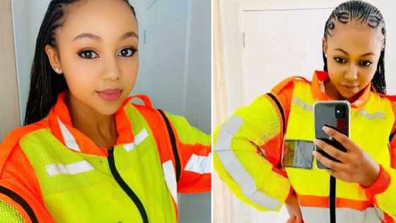 "Beauty & brains": Dedicated construction worker inspires many with work ethic