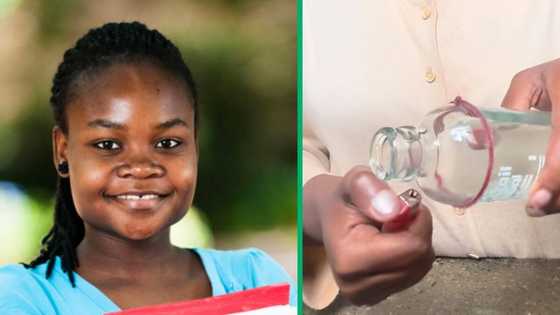 Woman upcycles Ice Tropez bottles to make drinking glasses, TikTok video impresses SA