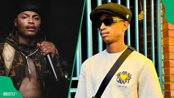 Mzansi reacts to Scotts Maphuma meeting Shebeshxt for the 1st time: "You can see Scotts is scared"