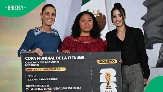 Mexico president Claudia Sheinbaum gives away historic World Cup ticket before Bafana Bafana opener