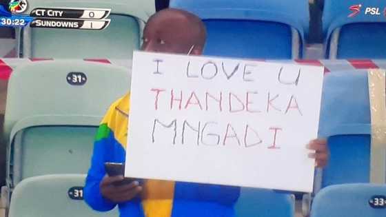 Lol: Mzansi has no chill for loved up man who poured heart out at PSL match