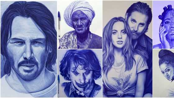 Photos of phenomenal portraits done in pen go viral, artists shoot to fame