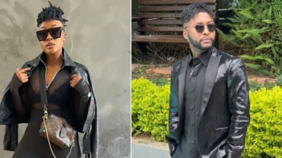 “Catching strays”: Lamiez Holworthy can’t deal with peeps saying Vusi Nova looks like her