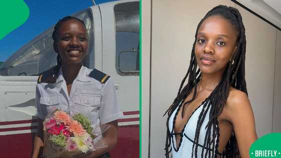 A young South African pilot celebrated her aviation graduation in a touching video that left Mzansi proud
