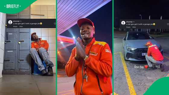 "It's coming your way": Petrol attendant manifests R1 million luxury German car, Mzansi react