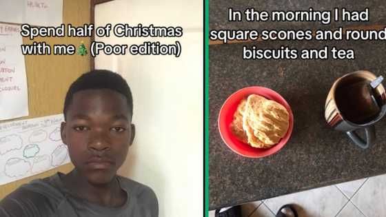Young man shares poor Christmas edition TikTok video, Mzansi thinks he spent his day well