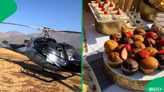 Young Limpopo initiate stuns Mzansi by arriving home in helicopter after Koma