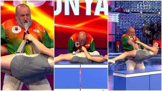 Man still holds Guinness World Record for carrying lady weighing over 63kgs with his beard alone