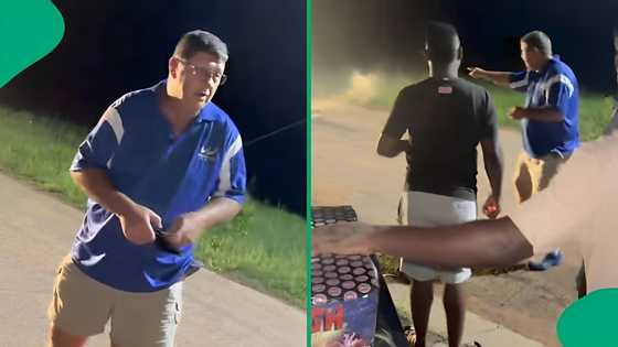 "Handled them like a pro": Off-duty cop stops group from lighting fireworks on public road, SA reacts