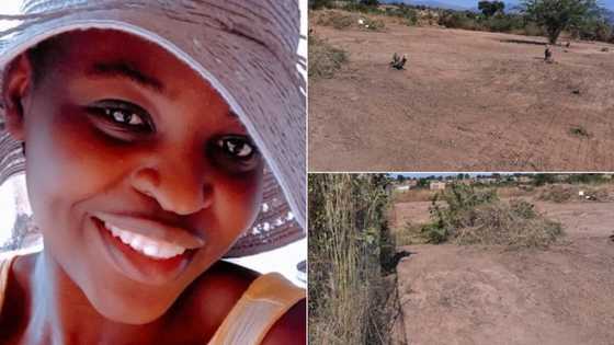 Lady purchases a humble piece of land, SA encourages more women to do the same