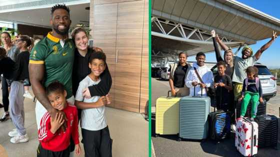 Siya Kolisi's wife, Rachel, shares heartwarming family reunion in France for 1st white Christmas