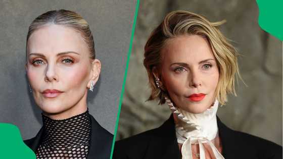 Charlize Theron screams after handling snake during mystery box challenge in viral video