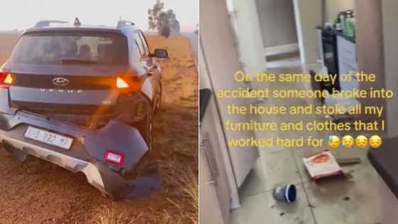 Woman burgled and experienced car accident in 1 day, SA advise her to seek traditional medical remedies