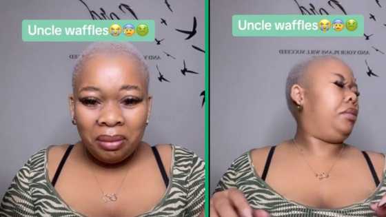 Pretoria woman spits KFC Uncle Waffles burger out in viral TikTok video with over 600K views: “What’s this?”