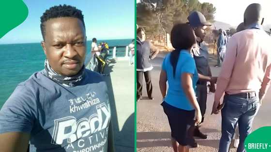 "Girl, you made us proud": Husband who abandoned wife confronts her new partner, SA entertained