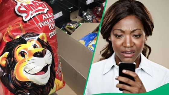 Cape Town residents loot Simba Chips truck, netizens disappointed: "Mxm these people"