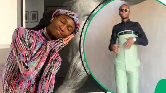 "The pants I drew in primary": SA roasts gent's innovative chest-high pants in viral TikTok
