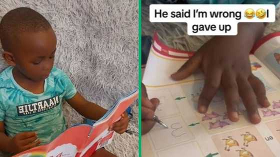 Toddler in TikTok video does maths homework all wrong, SA cracks jokes after kid corrects example
