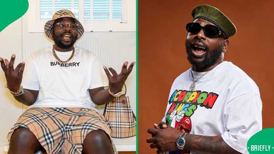 Social media reacts to DJ Maphorisa's lookalike: "The resemblance is crazy"