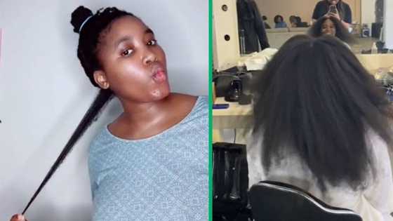 SA woman masters 4C hair growth to past waist length, TikTok videos show 6 tried-and-tested methods Mzansi must know