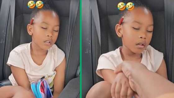 Kid pretending to sleep tricked to reveal herself by mom, TikTok video shows Oscar-worthy performance