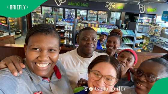 Wholesome moment goes viral after garage staff meet General Mkhwanazi