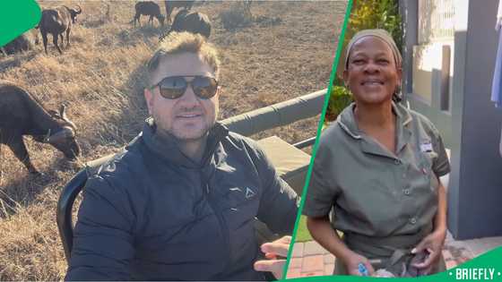 "You're my favourite": Malcolm surprises domestic worker Sis Thembi with Mother's Day shopping spree