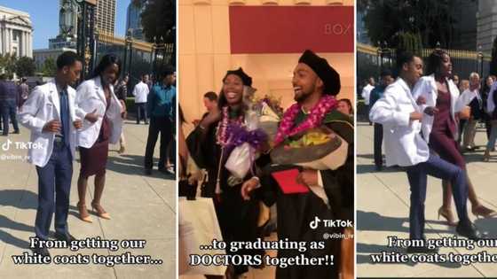 Woman celebrates graduating as a doctor with her male bestie, people clap: “I love platonic relationships”