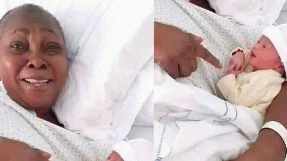Woman, 54, becomes mom for the 1st time: "God is great all the time"