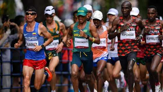 Tokyo Olympics: Panic as marathoner collapses twice during race