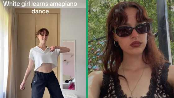 White girl tries Amapiano dance, TikTok video has SA in stitches: "Contempiano"