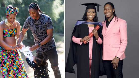 Meet Caster Semenya's wife, Violet Raseboya, and their 2 beautiful daughters