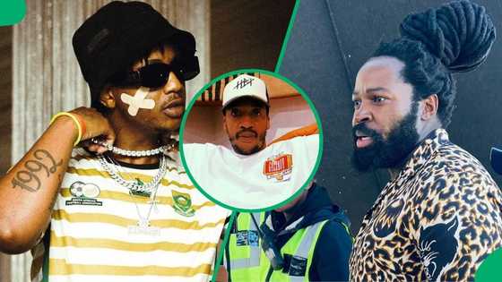 Emtee Records artist F-Eezy hits back at Big Zulu with diss track, SA reacts: "F-Eezy still got it"