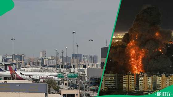 Dubai International Airport halts flights after drone attack hits fuel tank