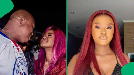 Babes Wodumo pays powerful tribute to late husband by wearing a wedding dress at the SAMAs