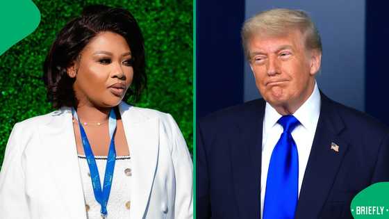 Anele Mdoda floored by Donald Trump's "Mr. Japan" nickname for Japanese Prime Minister